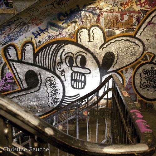 Atelier d'artiste à Berlin - Graffiti - Photographie de Christine Gauche